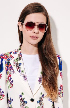 Женские светло-розовые солнцезащитные очки Dolce & Gabbana, арт. 2161-129813 купить в ЦУМ | Фото №2 Солнцезащитные очки Dolce & Gabbana светло-розовые | Фото №2