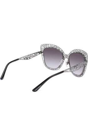 Женские серые солнцезащитные очки Dolce & Gabbana, арт. 2164-04/8G купить в ЦУМ | Фото №4 Солнцезащитные очки Dolce & Gabbana серые | Фото №4