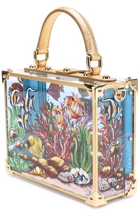 Сумка Dolce Box с росписью Dolce & Gabbana, разноцветного цвета, арт. 0116/BB5970/AG060 в ЦУМ | Фото №2 Сумка Dolce Box с росписью Dolce & Gabbana разноцветного цвета | Фото №2