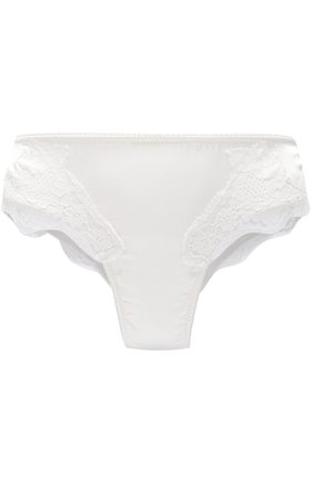 Женские белые шелковые трусы с кружевной отделкой Dolce & Gabbana, арт. 0122/02A02T/FUADG купить в ЦУМ | Фото №1 Шелковые трусы с кружевной отделкой Dolce & Gabbana белые | Фото №1