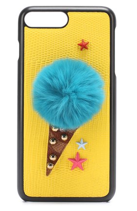 Кожаный чехол для iPhone 7 Plus с аппликацией Dolce & Gabbana, цвет , арт. 0116/BI2236/AI295 в ЦУМ | Фото №1 Кожаный чехол для iPhone 7 Plus с аппликацией Dolce & Gabbana | Фото №1