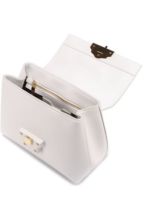 Женская сумка lucia small с декорированной ручкой DOLCE & GABBANA белая цвета, арт. 0116/BB6312/AI286 купить в ЦУМ | Фото №3 Сумка Lucia small с декорированной ручкой Dolce & Gabbana белая цвета | Фото №3
