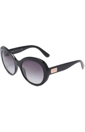 Женские черные солнцезащитные очки Dolce & Gabbana, арт. 4295-501/8G купить в ЦУМ | Фото №1 Солнцезащитные очки Dolce & Gabbana черные | Фото №1