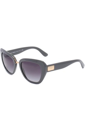 Женские серые солнцезащитные очки Dolce & Gabbana, арт. 4296-30908G купить в ЦУМ | Фото №1 Солнцезащитные очки Dolce & Gabbana серые | Фото №1