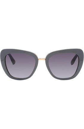 Женские серые солнцезащитные очки Dolce & Gabbana, арт. 4296-30908G купить в ЦУМ | Фото №3 Солнцезащитные очки Dolce & Gabbana серые | Фото №3