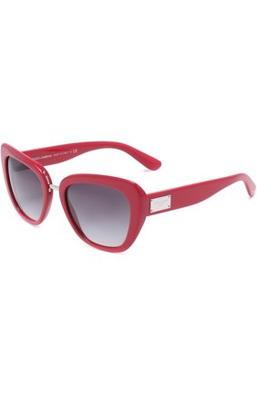 Женские красные солнцезащитные очки Dolce & Gabbana, арт. 4296-30978G купить в ЦУМ | Фото №1 Солнцезащитные очки Dolce & Gabbana красные | Фото №1