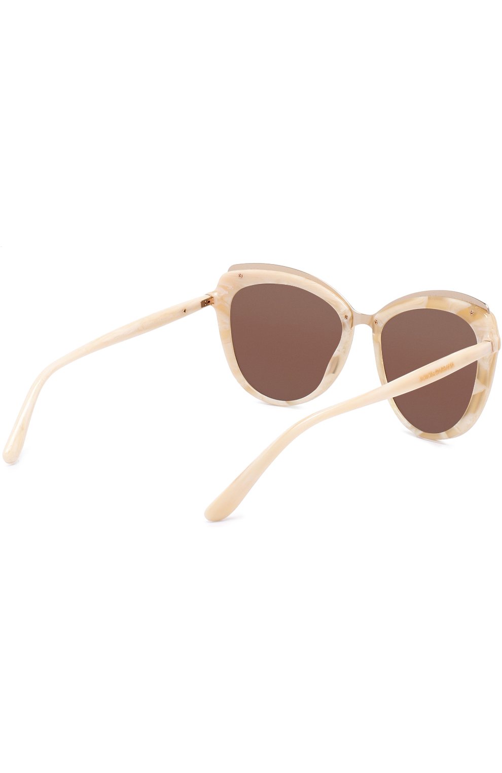 Женские бежевые солнцезащитные очки Dolce & Gabbana, арт. 4304-3084F9 купить в ЦУМ | Фото №4 Солнцезащитные очки Dolce & Gabbana бежевые | Фото №4