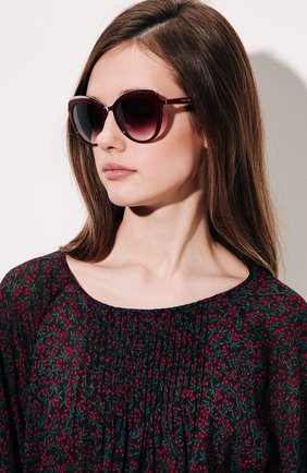 Женские бордовые солнцезащитные очки Dolce & Gabbana, арт. 4304-30918H купить в ЦУМ | Фото №2 Солнцезащитные очки Dolce & Gabbana бордовые | Фото №2