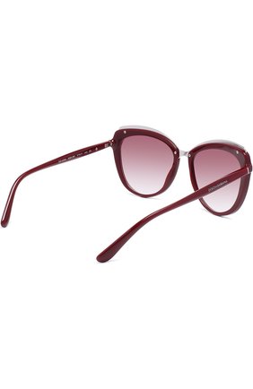 Женские бордовые солнцезащитные очки Dolce & Gabbana, арт. 4304-30918H купить в ЦУМ | Фото №4 Солнцезащитные очки Dolce & Gabbana бордовые | Фото №4