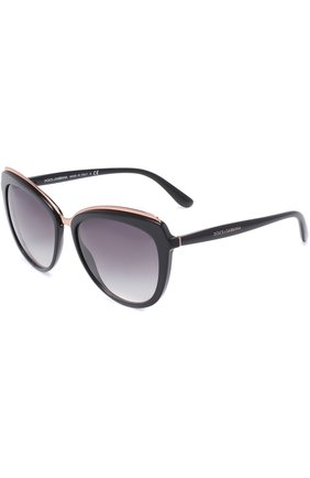 Женские черные солнцезащитные очки Dolce & Gabbana, арт. 4304-501/8G купить в ЦУМ | Фото №1 Солнцезащитные очки Dolce & Gabbana черные | Фото №1