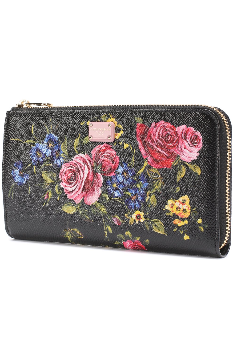 Кожаный кошелек с принтом на молнии Dolce & Gabbana, черного цвета, арт. 0116/BI0922/AI228 в ЦУМ | Фото №2 Кожаный кошелек с принтом на молнии Dolce & Gabbana черного цвета | Фото №2