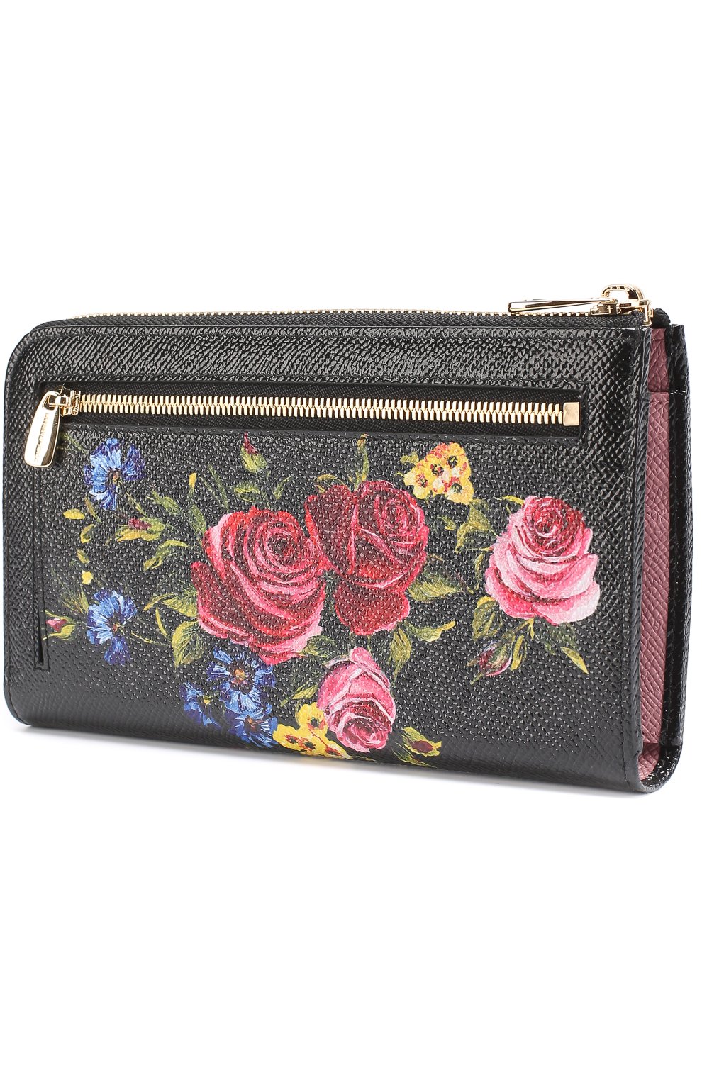 Кожаный кошелек с принтом на молнии Dolce & Gabbana, черного цвета, арт. 0116/BI0922/AI228 в ЦУМ | Фото №3 Кожаный кошелек с принтом на молнии Dolce & Gabbana черного цвета | Фото №3