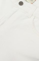 Детские шорты из денима с отворотами GUCCI белого цвета, арт. 457170/XR440 | Фото 3 (Случай: Повседневный; Материал внешний: Хлопок; Статус проверки: Проверено, Проверена категория; Девочки Кросс-КТ: Шорты-одежда)