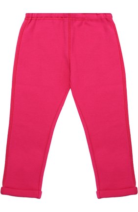 Детские брюки джерси с отворотами GUCCI розового цвета, арт. 458196/X5N29 | Фото 2 (Кросс-КТ НВ: Брюки; Статус проверки: Проверена категория)