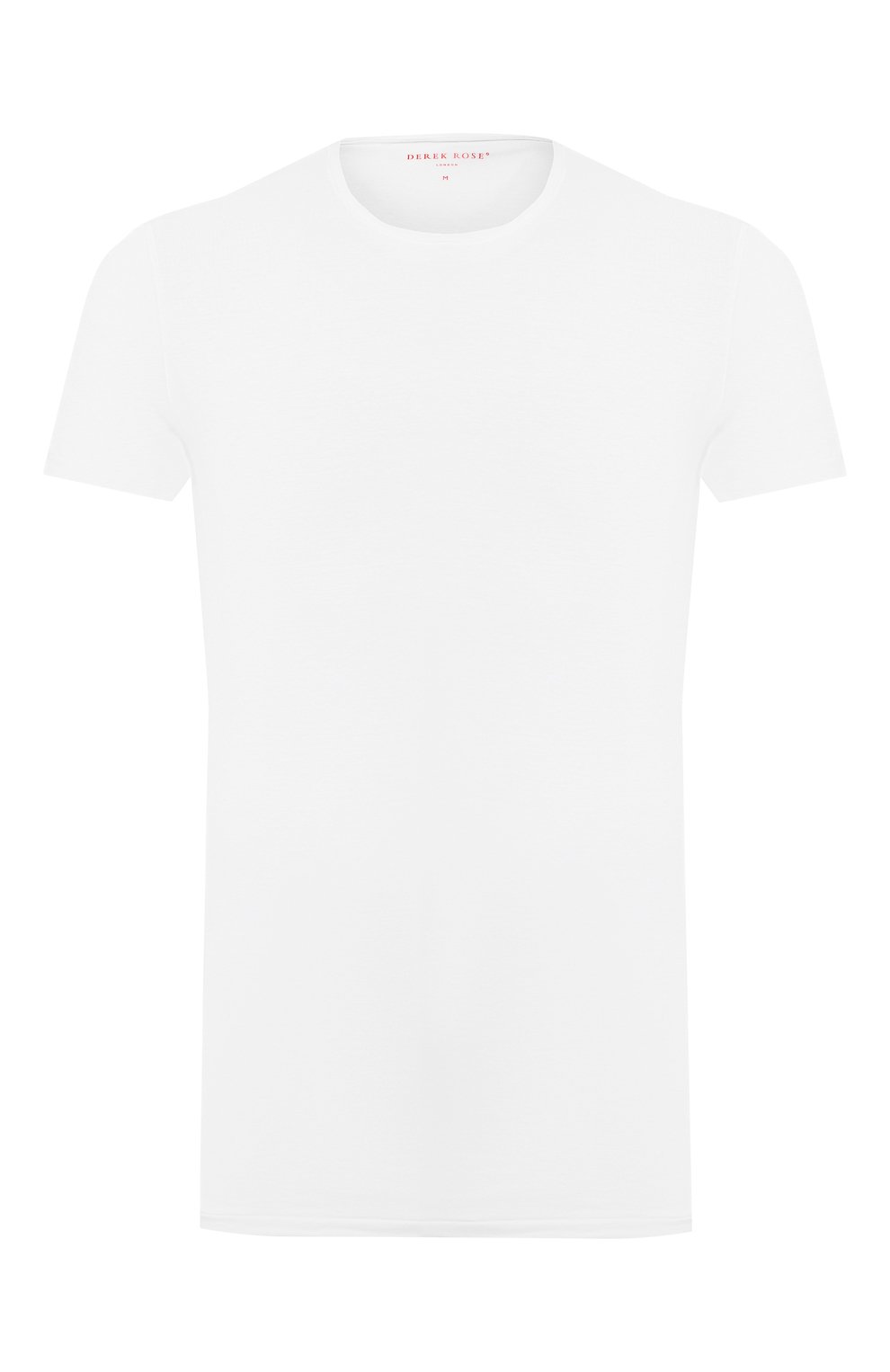 Мужская хлопковая футболка с круглым вырезом DEREK ROSE белого цвета, арт. 8005-JACK001 | Фото 1 (Кросс-КТ: домашняя одежда; Рукава: Короткие; Длина (для топов): Стандартные; Материал внешний: Хлопок; Мужское Кросс-КТ: Футболка-белье; Статус проверки: Проверена категория)