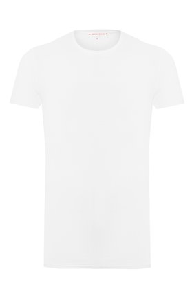 Мужская хлопковая футболка с круглым вырезом DEREK ROSE белого цвета, арт. 8005-JACK001 | Фото 1 (Кросс-КТ: домашняя одежда; Рукава: Короткие; Длина (для топов): Стандартные; Материал внешний: Хлопок; Мужское Кросс-КТ: Футболка-белье; Статус проверки: Проверена категория)