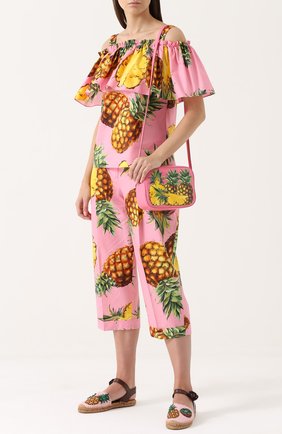 Женская сумка glam с принтом DOLCE & GABBANA розовая цвета, арт. 0116/BB6294/AC995 купить в ЦУМ | Фото №2 Сумка Glam с принтом Dolce & Gabbana розовая цвета | Фото №2