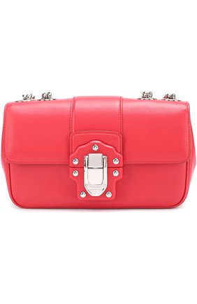 Женская сумка lucia small на цепочке DOLCE & GABBANA красная цвета, арт. 0116/BB6344/AI322 купить в ЦУМ | Фото №1 Сумка Lucia small на цепочке Dolce & Gabbana красная цвета | Фото №1