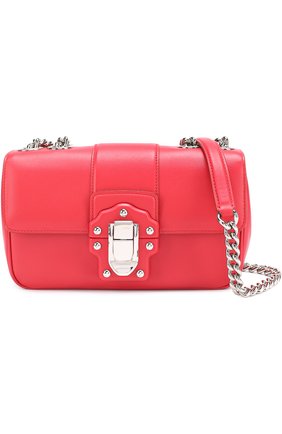 Женская сумка lucia small на цепочке DOLCE & GABBANA красная цвета, арт. 0116/BB6344/AI322 купить в ЦУМ | Фото №6 Сумка Lucia small на цепочке Dolce & Gabbana красная цвета | Фото №6