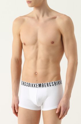 Мужские комплект из двух хлопковых боксеров DIRK BIKKEMBERGS белого цвета по цене 4395 руб., арт. B41308L1C | Фото 2 Мужские комплект из двух хлопковых боксеров DIRK BIKKEMBERGS белого цвета, арт. B41308L1C | Фото 2
