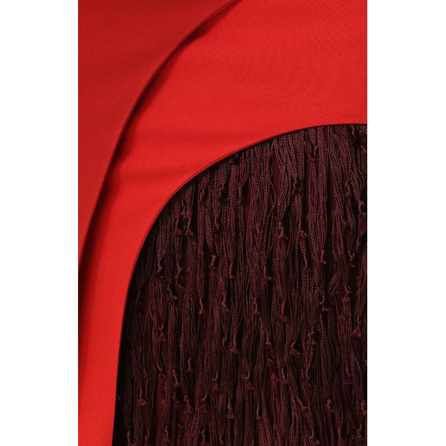 фото Многоярусная юбка-карандаш с бахромой tom ford
