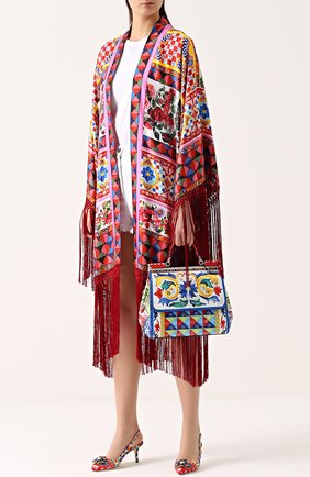 Женская сумка sicily medium с принтом DOLCE & GABBANA разноцветная цвета, арт. 0116/BB6235/AC597 купить в ЦУМ | Фото №2 Сумка Sicily medium с принтом Dolce & Gabbana разноцветная цвета | Фото №2
