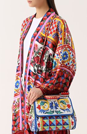 Женская сумка sicily medium с принтом DOLCE & GABBANA разноцветная цвета, арт. 0116/BB6235/AC597 купить в ЦУМ | Фото №5 Сумка Sicily medium с принтом Dolce & Gabbana разноцветная цвета | Фото №5