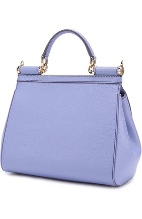 Сумка Sicily medium с отделкой кристаллами Dolce & Gabbana, фиолетового цвета, арт. 0116/BB6002/B5128 в ЦУМ | Фото №3 Сумка Sicily medium с отделкой кристаллами Dolce & Gabbana фиолетового цвета | Фото №3