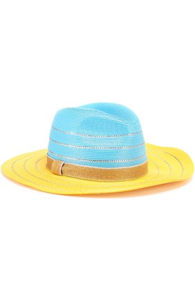 Пляжная шляпа Missoni, желтого цвета, арт. E17/MM/211901 в ЦУМ | Фото №1 Пляжная шляпа Missoni желтого цвета | Фото №1