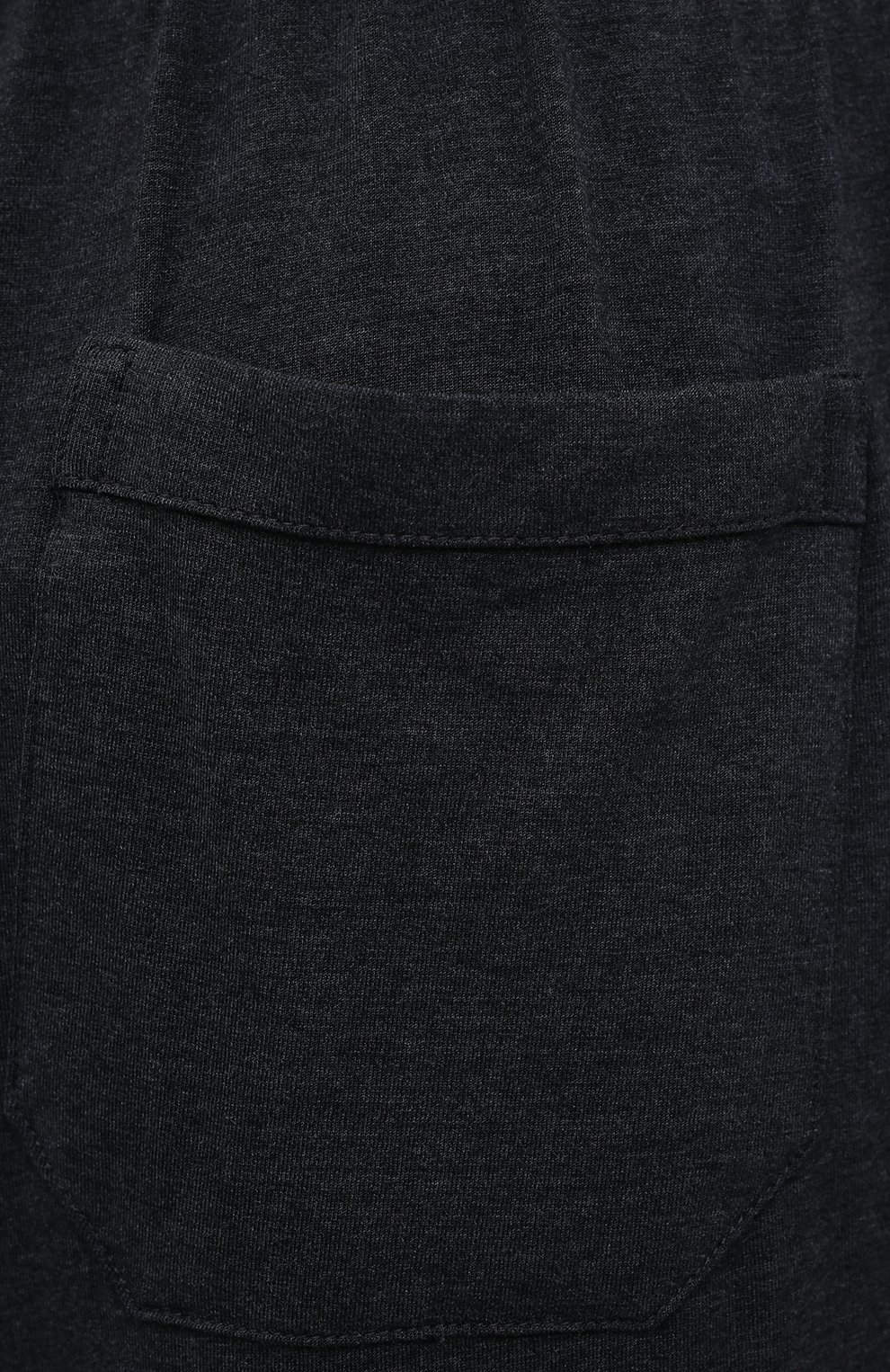 Мужские домашние брюки DEREK ROSE темно-серого цвета, арт. 3558-MARL001 | Фото 5 (Длина (брюки, джинсы): Стандартные; Кросс-КТ: домашняя одежда; Мужское Кросс-КТ: Брюки-белье; Материал внешний: Синтетический материал; Статус проверки: Проверена категория)