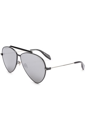 Женские солнцезащитные очки ALEXANDER MCQUEEN черного цвета по цене 23850 руб., арт. 0058 001 | Фото 1 Женские солнцезащитные очки ALEXANDER MCQUEEN черного цвета, арт. 0058 001 | Фото 1