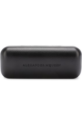 Женские солнцезащитные очки ALEXANDER MCQUEEN черного цвета по цене 23850 руб., арт. 0058 001 | Фото 4 Женские солнцезащитные очки ALEXANDER MCQUEEN черного цвета, арт. 0058 001 | Фото 4