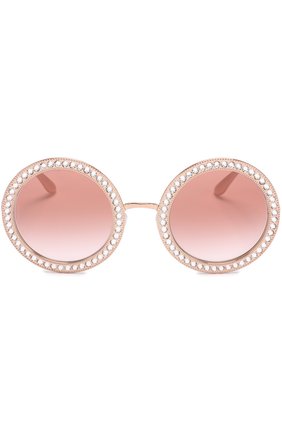 Женские светло-розовые солнцезащитные очки Dolce & Gabbana, арт. 2170B-129813 купить в ЦУМ | Фото №3 Солнцезащитные очки Dolce & Gabbana светло-розовые | Фото №3