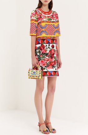 Сумка Sicily Von с принтом Dolce & Gabbana, разноцветного цвета, арт. 0116/BI0671/AC597 в ЦУМ | Фото №2 Сумка Sicily Von с принтом Dolce & Gabbana разноцветного цвета | Фото №2