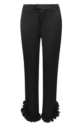 Женские черные укороченные брюки с оборками Jour/ne, арт. SS17PANT04-220 купить в ЦУМ | Фото №1 Укороченные брюки с оборками Jour/ne черные | Фото №1