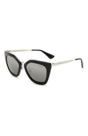 Женские солнцезащитные очки PRADA черного цвета по цене 21300 руб., арт. 53SS-1AB6N2 | Фото 1 Женские солнцезащитные очки PRADA черного цвета, арт. 53SS-1AB6N2 | Фото 1