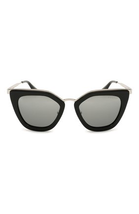 Женские солнцезащитные очки PRADA черного цвета по цене 21300 руб., арт. 53SS-1AB6N2 | Фото 3 Женские солнцезащитные очки PRADA черного цвета, арт. 53SS-1AB6N2 | Фото 3
