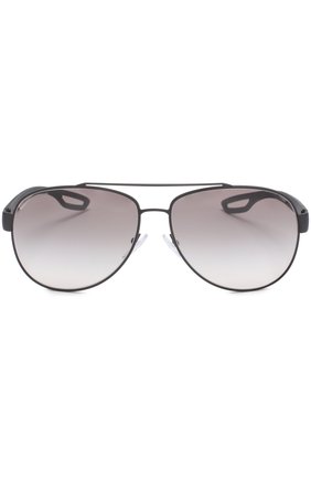 Мужские солнцезащитные очки prada linea rossa PRADA черного цвета по цене 15200 руб., арт. 55QS-DG00A7 | Фото 2 Мужские солнцезащитные очки prada linea rossa PRADA черного цвета, арт. 55QS-DG00A7 | Фото 2
