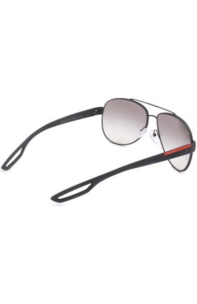Мужские солнцезащитные очки prada linea rossa PRADA черного цвета по цене 14600 руб., арт. 55QS-DG00A7 | Фото 3 Мужские солнцезащитные очки prada linea rossa PRADA черного цвета, арт. 55QS-DG00A7 | Фото 3