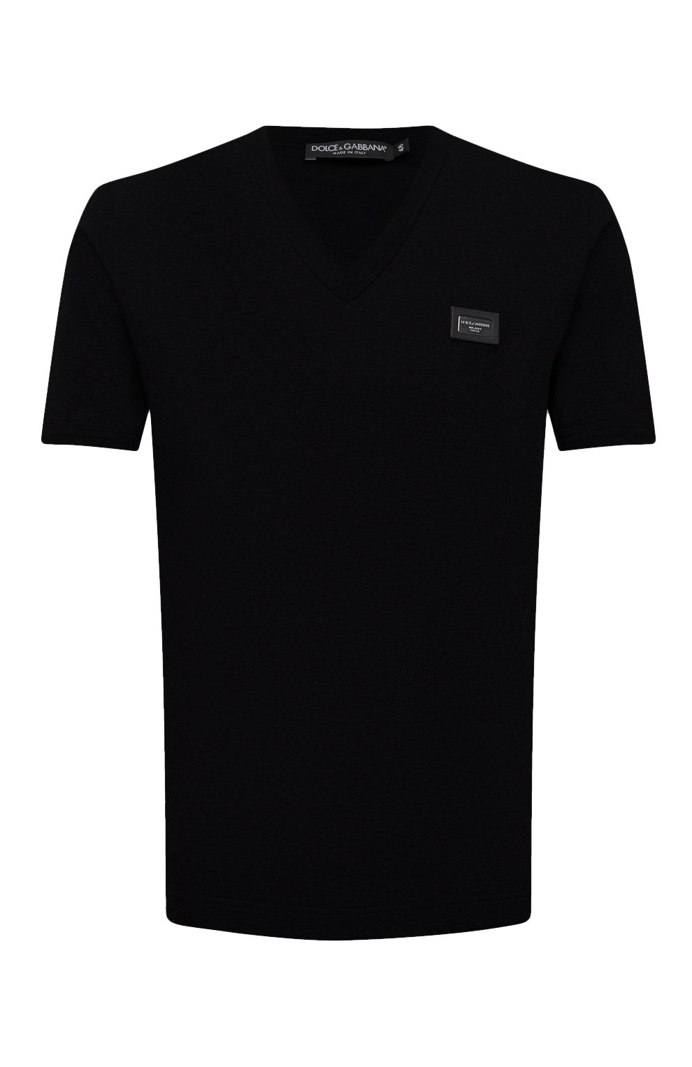 Хлопковая футболка Dolce & Gabbana Чёрный 0101/G8HA0T/G7JYY 5136707