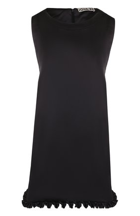 Женское черное мини-платье прямого кроя с оборкой Jour/ne, арт. SS17R04-220 купить в ЦУМ | Фото №1 Мини-платье прямого кроя с оборкой Jour/ne черное | Фото №1