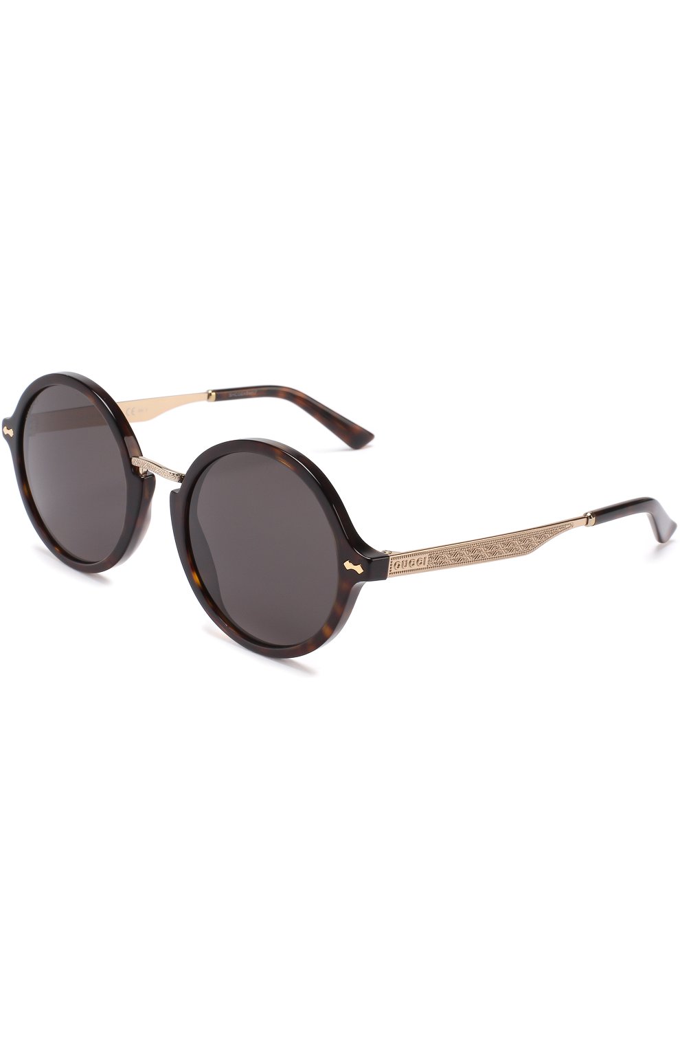 Женские солнцезащитные очки GUCCI коричневого цвета, арт. 1156 ANT | Фото 1