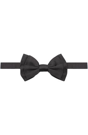 Шелковый галстук-бабочка Dolce & Gabbana, черного цвета, арт. 0135/GR057E/G0U46 в ЦУМ | Фото №1 Шелковый галстук-бабочка Dolce & Gabbana черного цвета | Фото №1