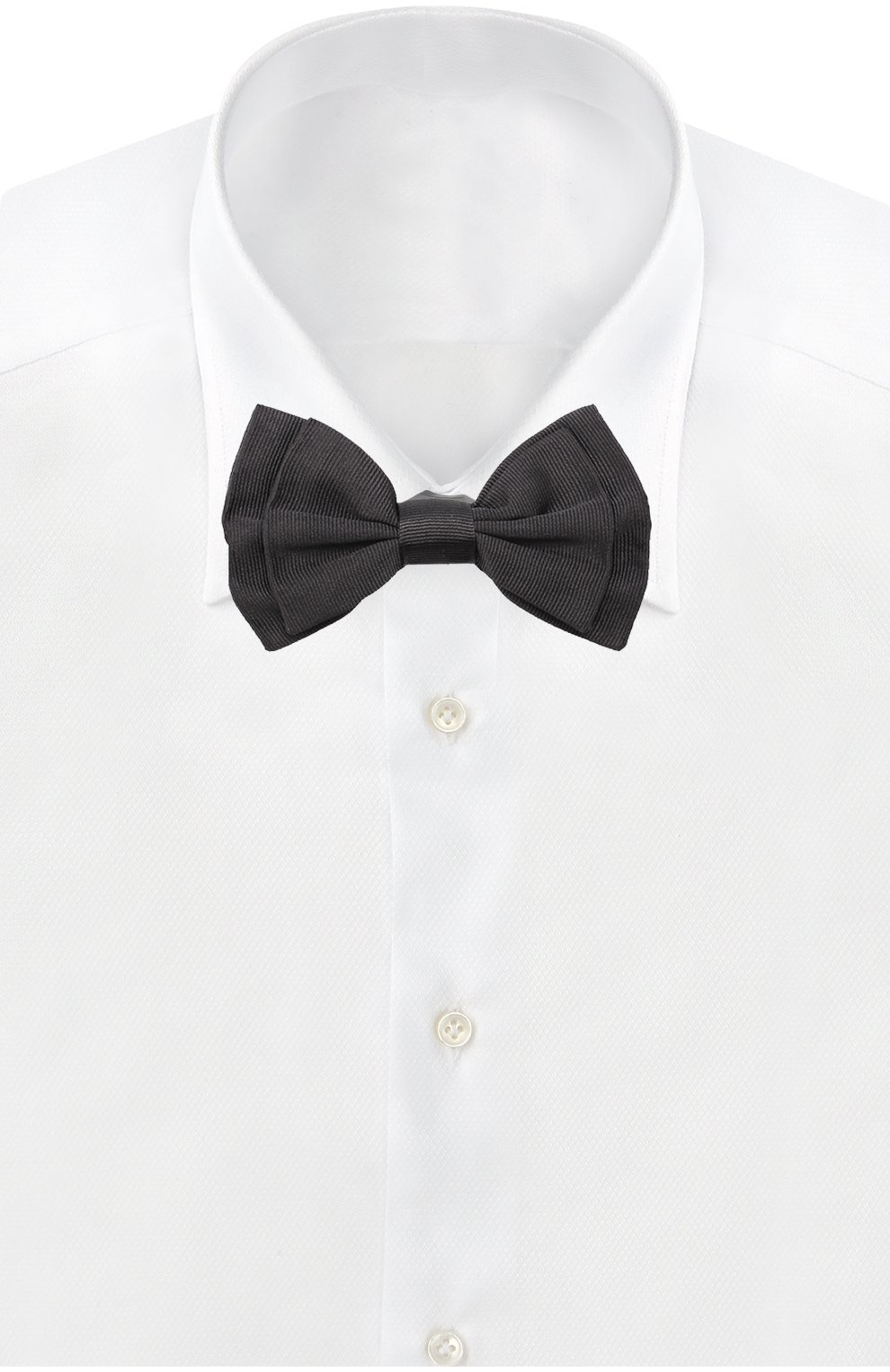 Шелковый галстук-бабочка Dolce & Gabbana, черного цвета, арт. 0135/GR057E/G0U46 в ЦУМ | Фото №2 Шелковый галстук-бабочка Dolce & Gabbana черного цвета | Фото №2