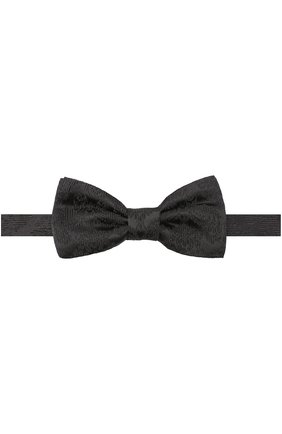 Шелковый галстук-бабочка Dolce & Gabbana, черного цвета, арт. 0135/GR053E/G0JED в ЦУМ | Фото №1 Шелковый галстук-бабочка Dolce & Gabbana черного цвета | Фото №1