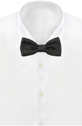 Шелковый галстук-бабочка Dolce & Gabbana, черного цвета, арт. 0135/GR053E/G0JED в ЦУМ | Фото №2 Шелковый галстук-бабочка Dolce & Gabbana черного цвета | Фото №2