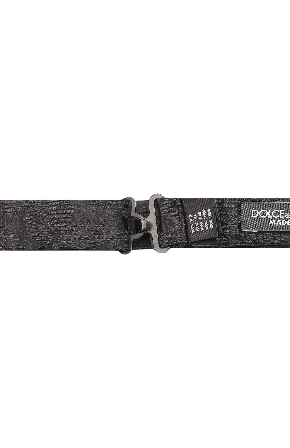 Шелковый галстук-бабочка Dolce & Gabbana, черного цвета, арт. 0135/GR053E/G0JED в ЦУМ | Фото №3 Шелковый галстук-бабочка Dolce & Gabbana черного цвета | Фото №3