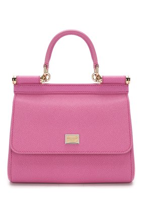 Женская сумка sicily small DOLCE & GABBANA розовая цвета, арт. 0116/BB6003/A1001 купить в ЦУМ | Фото №1 Сумка Sicily small Dolce & Gabbana розовая цвета | Фото №1