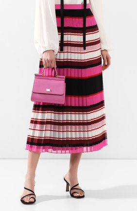 Женская сумка sicily small DOLCE & GABBANA розовая цвета, арт. 0116/BB6003/A1001 купить в ЦУМ | Фото №2 Сумка Sicily small Dolce & Gabbana розовая цвета | Фото №2