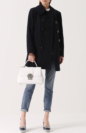 Женская сумка lucia DOLCE & GABBANA белая цвета, арт. 0116/BB6322/AC954 купить в ЦУМ | Фото №2 Сумка Lucia Dolce & Gabbana белая цвета | Фото №2